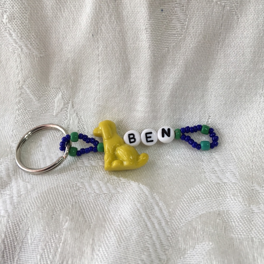 Ben personalized keychain-NEW-hand made